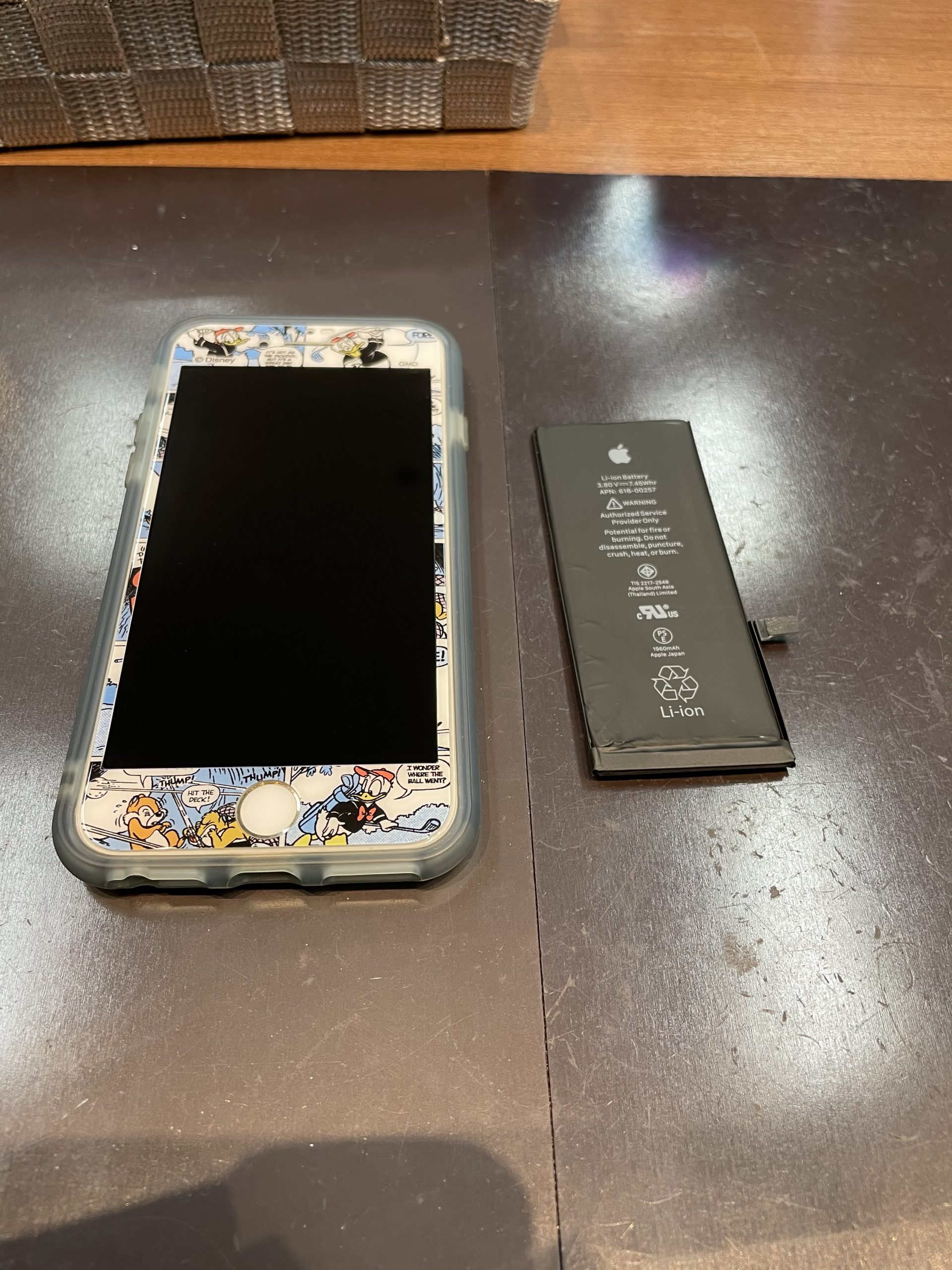 かわいいiPhone7のバッテリー交換をしました✨〈iPhone7｜北九州市からご来店〉