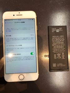 【iPhone6s】バッテリー交換をお願いします。≪佐賀市よりご来店≫