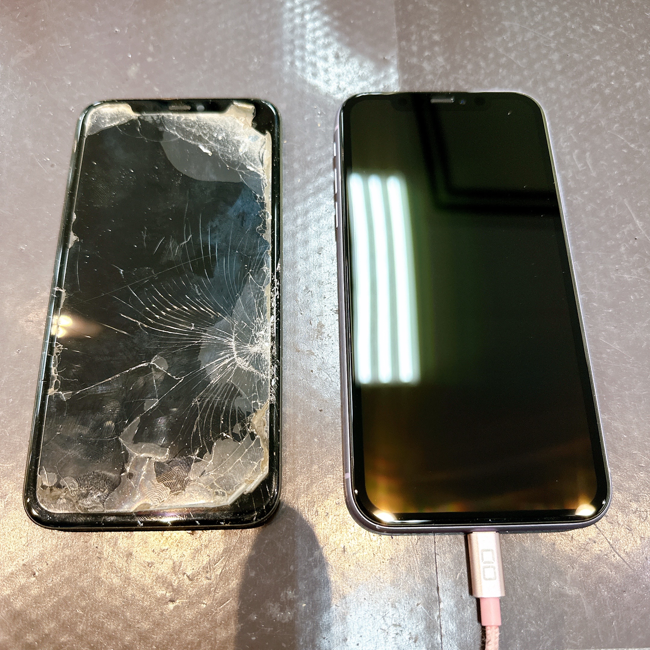 iPhone 11の画面修理【神埼市からご来店】