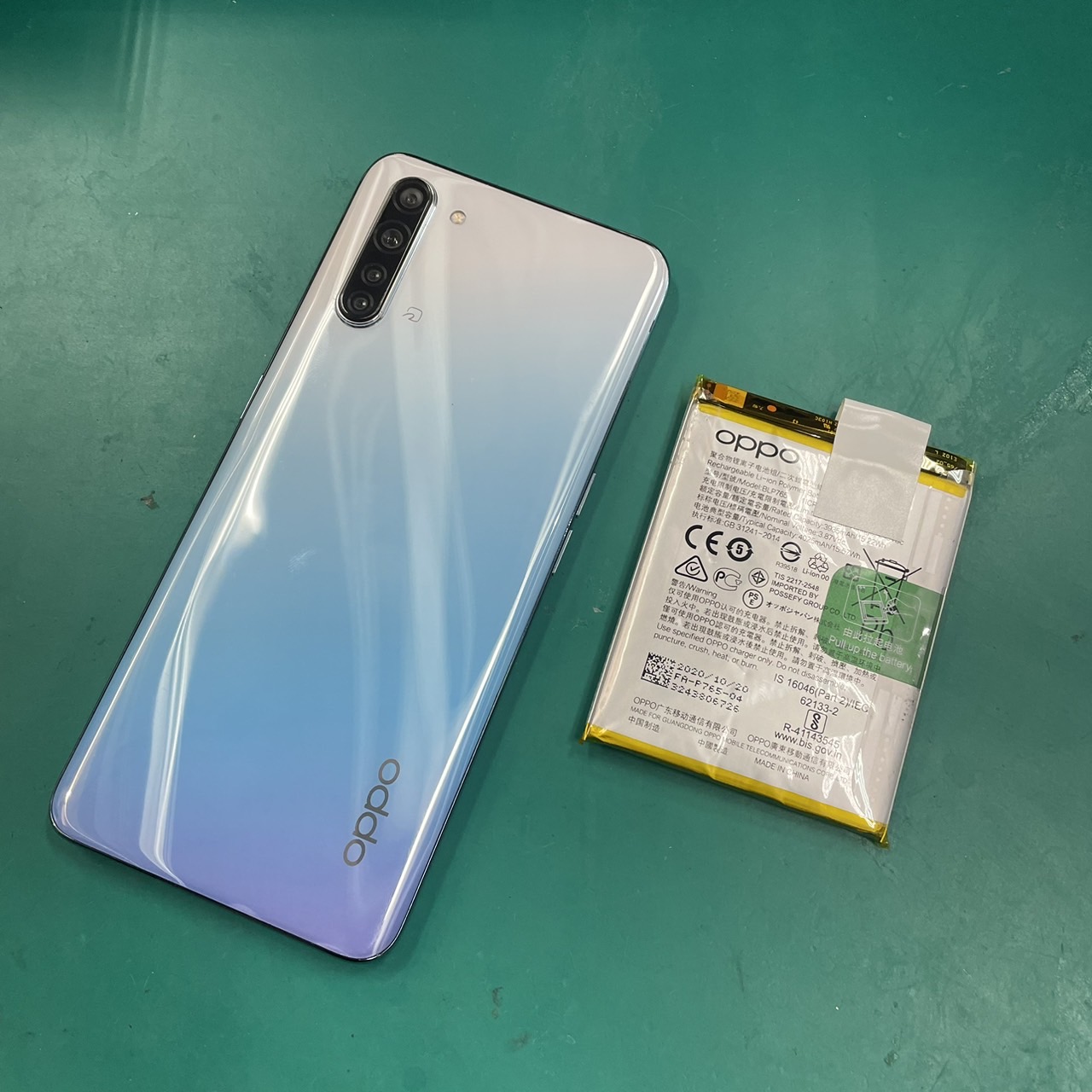 OPPO Reno3a　バッテリー交換修理