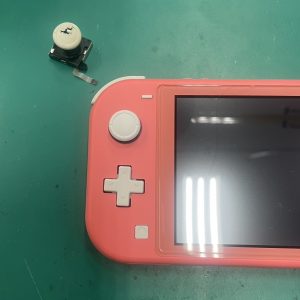 switch lite スティック交換修理