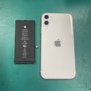 iPhone11　バッテリー交換修理