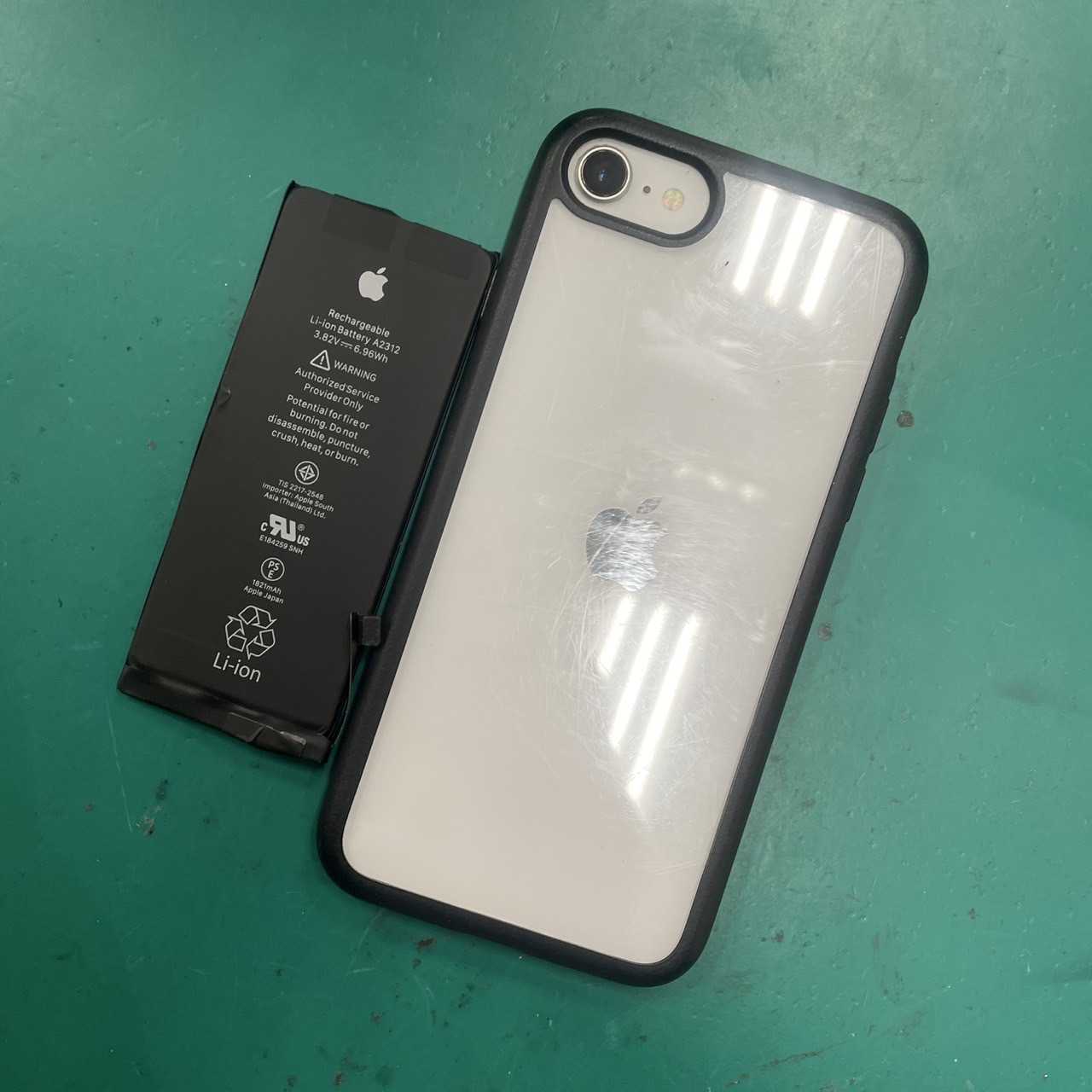 iPhoneSE2　バッテリー交換修理【佐賀市よりご来店】