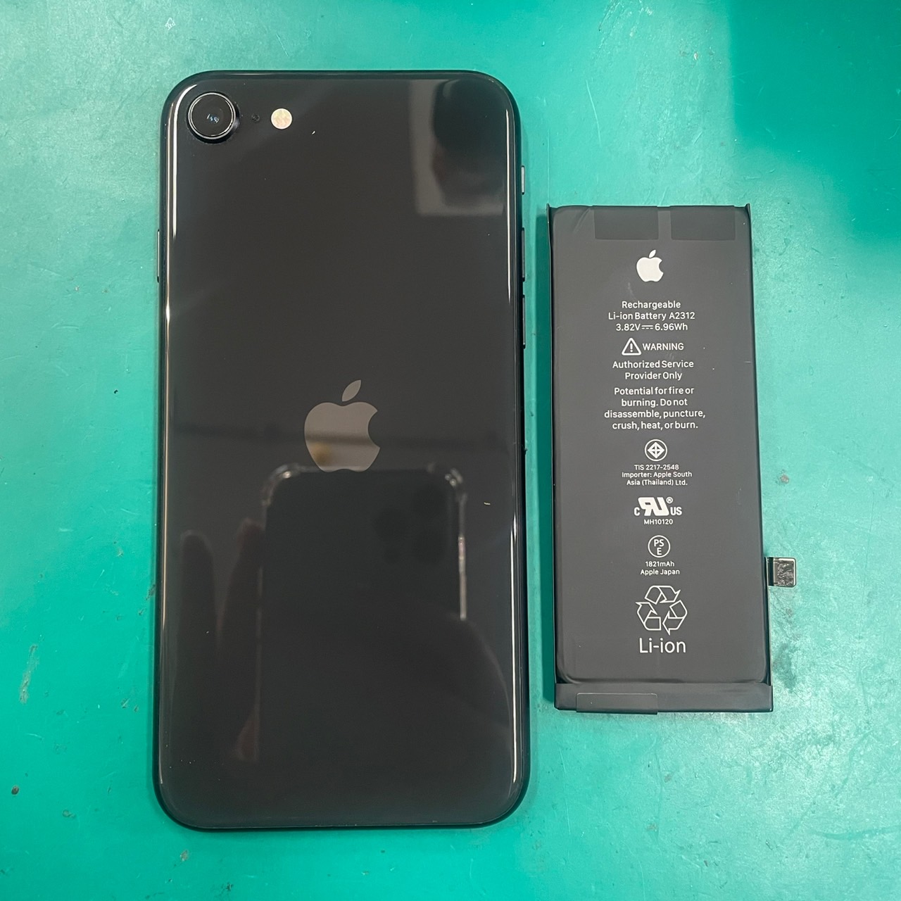 iPhoneSE3　バッテリー交換修理【神埼市よりご来店】