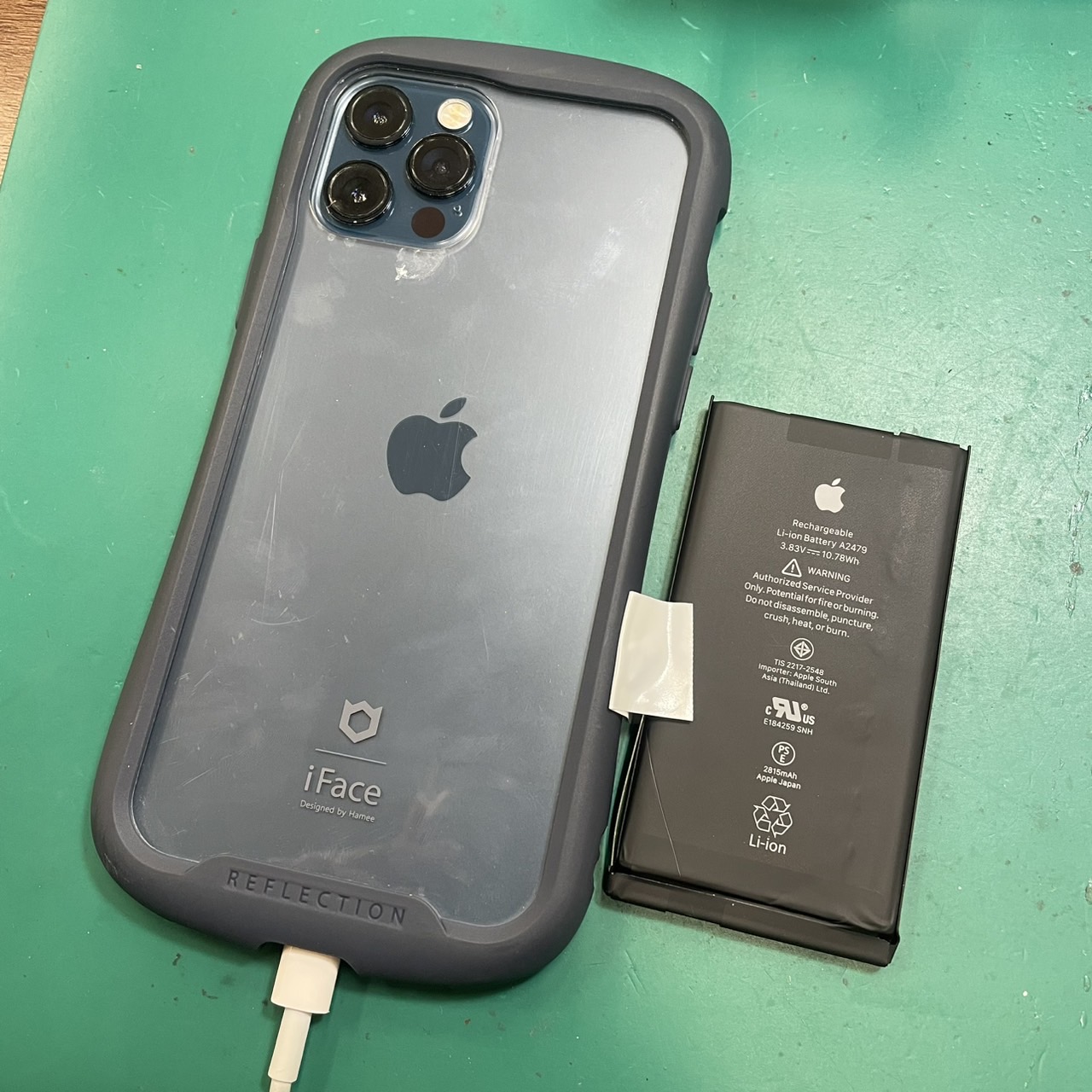 iPhone12pro　バッテリー交換修理【佐賀市よりご来店】