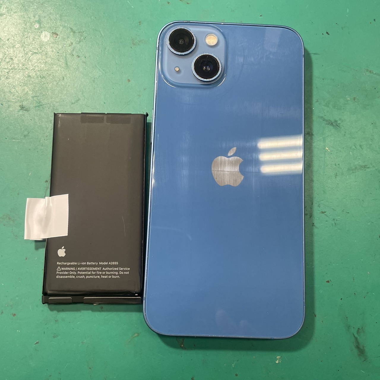 iPhone13　バッテリー交換修理　【佐賀市よりご来店】