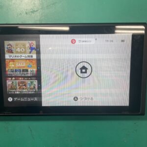 任天堂switch　液晶破損　損傷　交換修理