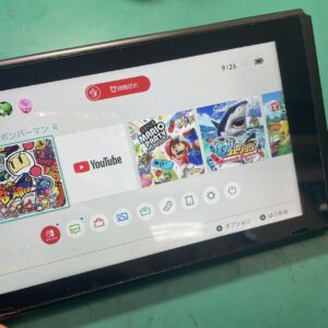 任天堂switch　液晶破損　損傷　交換修理